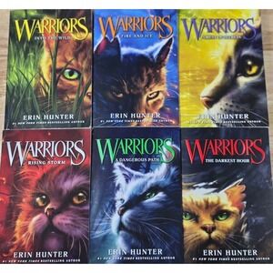 HarperCollins Warriors Book Set Kids OS Multicolor Good Y2K Erin Hunter 1-6